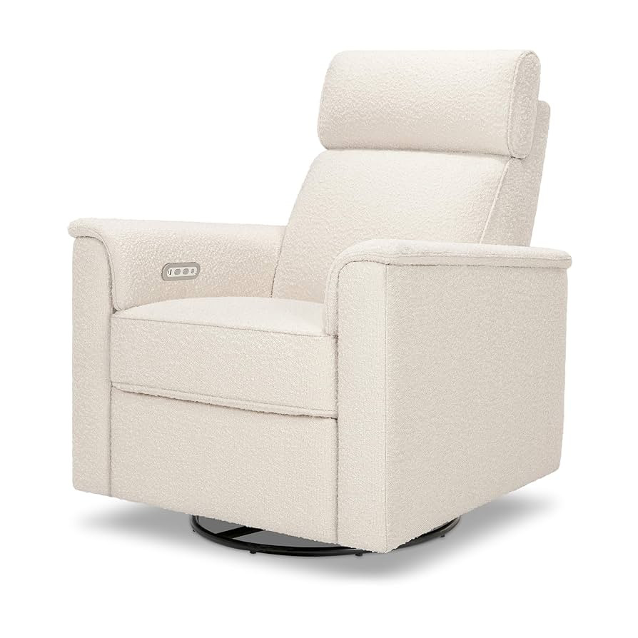 NAMESAKE Willa Plus Power Glider Recliner w/Power Headrest in Performance Ivory Boucle, Water Rep... | Amazon (US)