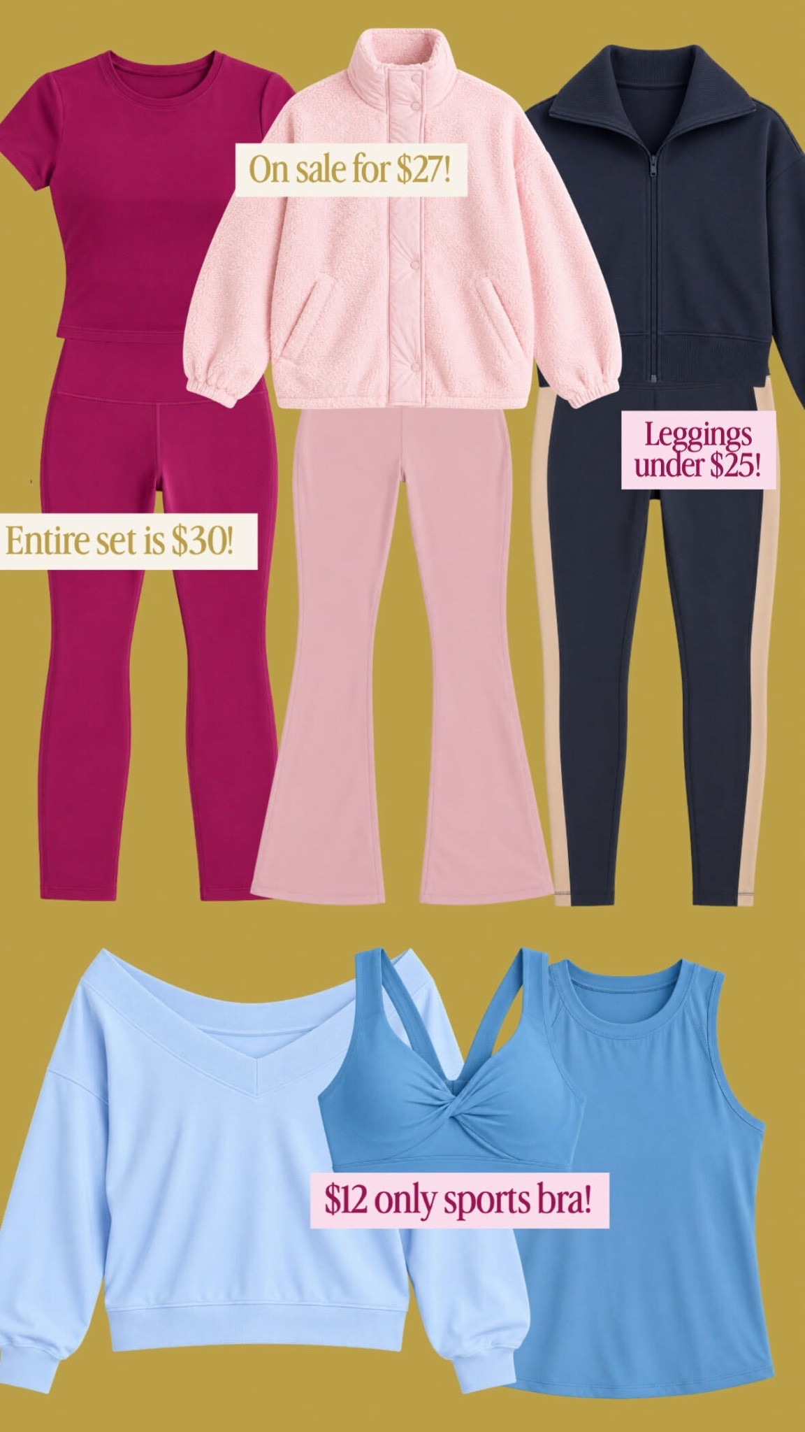 Affordable Target activewear is so good right now, especially if you want cute pieces for workouts, errands, and everyday outfits. I found colorful matching sets, leggings under $25, a $27 fleece jacket, and a $12 sports bra! These are the pieces I’d grab first for a comfy fall wardrobe.  

 #LTKgrwm #LTKootd #LTKActive