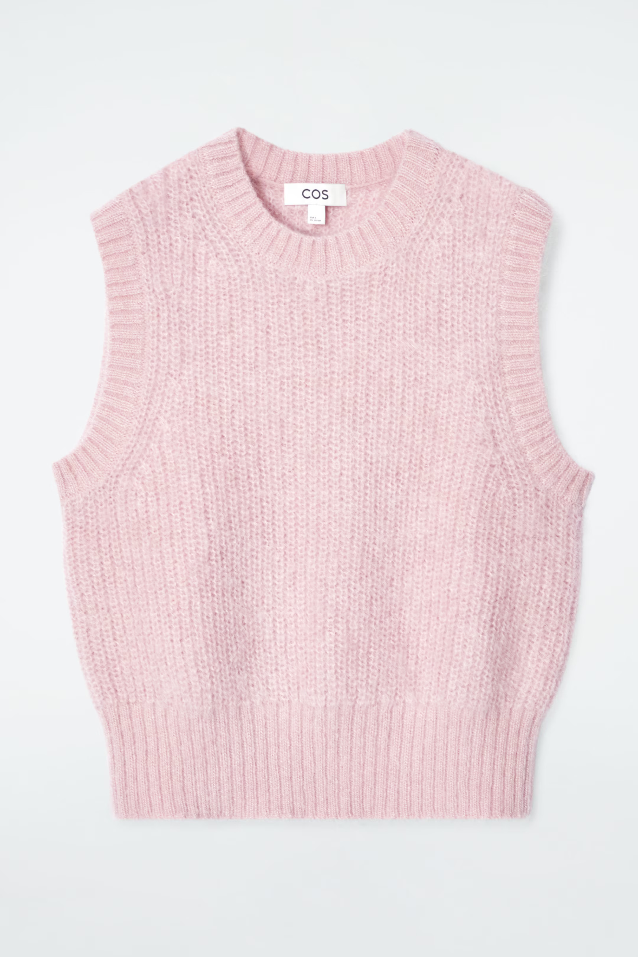 MOHAIR KNIT TANK - LIGHT PINK | COS US | COS (US)