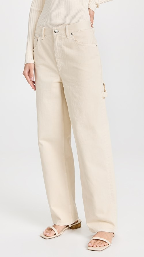 Tibi Garment Washed Twill Sam Jeans | SHOPBOP | Shopbop