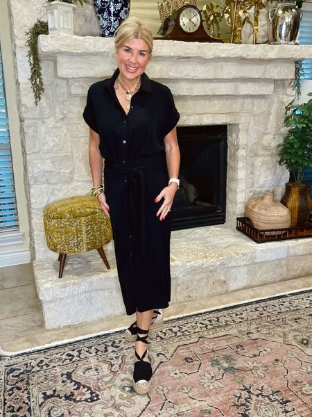 This black Brochu Walker dress is a classic staple piece! It’s very flattering and can be dressed up or down easily. 

#LTKover40 #LTKshoecrush