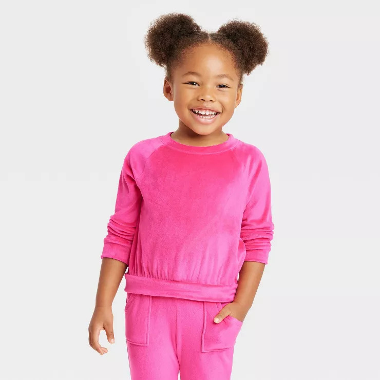 Toddler Girls' Pullover - Cat & Jack™ Rose Pink | Target