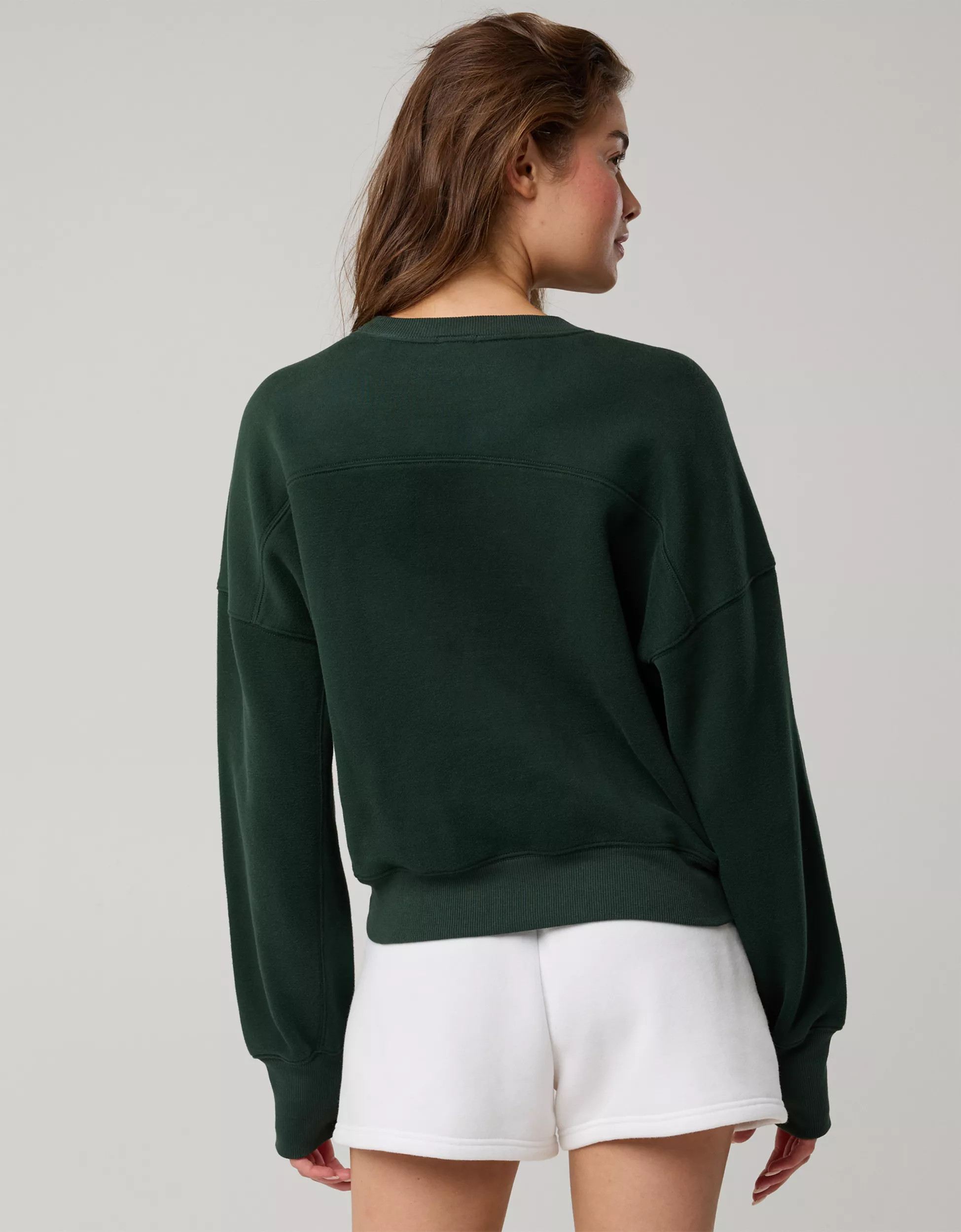 OFFLINE By Aerie Cloud Fleece Classic Crewneck Sweatshirt | American Eagle Outfitters (US & CA)