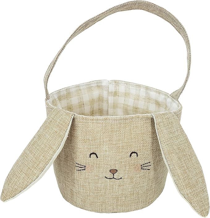MON AMI Premium Easter Bunny Basket with Handles – 13”, Toy Basket - Perfect for Easter Egg H... | Amazon (US)
