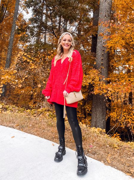 Holiday outfits, holiday sweaters, red sweater 

#LTKHoliday #LTKshoecrush #LTKGiftGuide