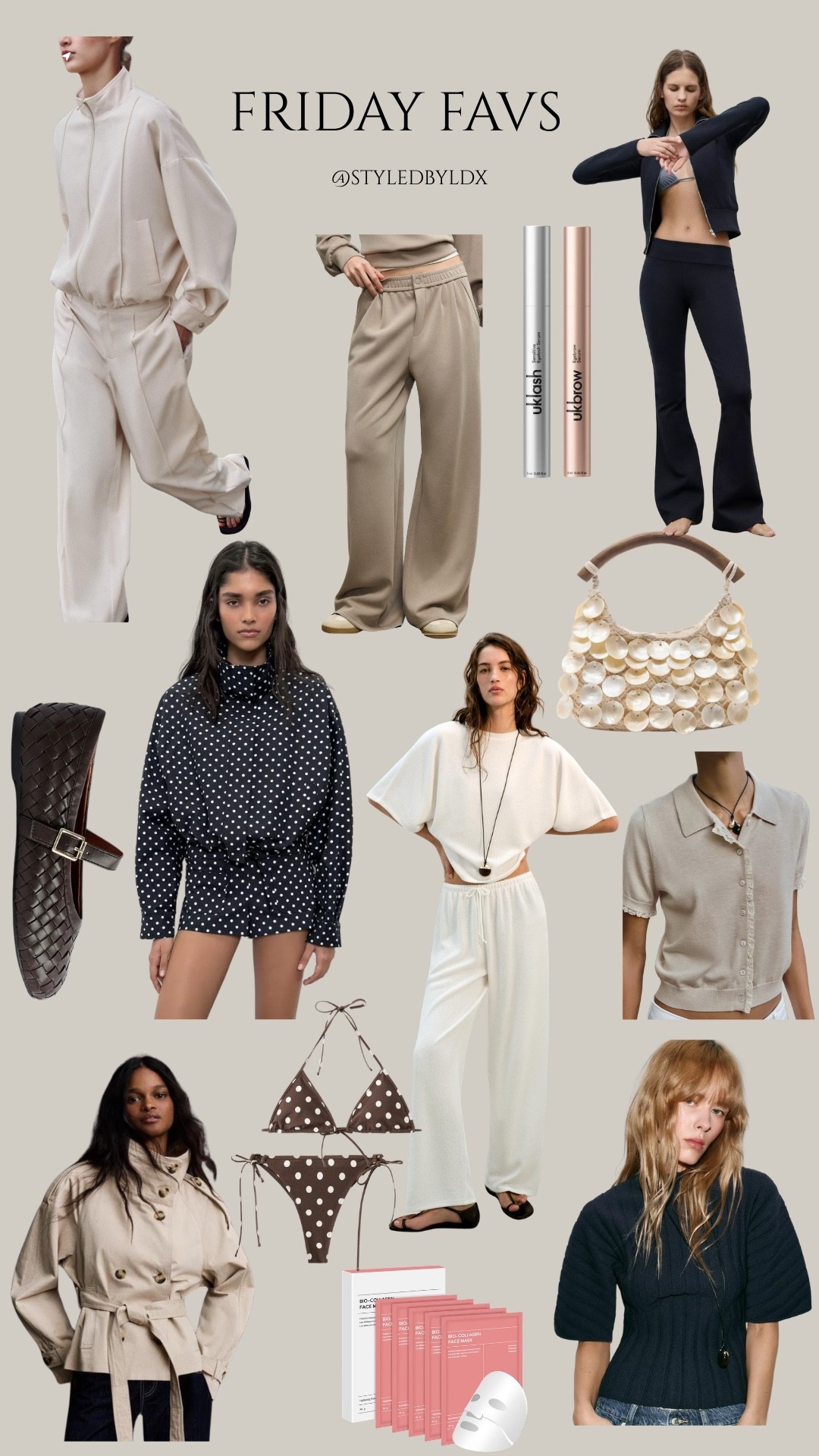 Favs - weekly favs - spring sets - tracksuits - polka dots - ballet flats - summer bag - bikinis 

#LTKFashionMonth #LTKstyletip #LTKspring