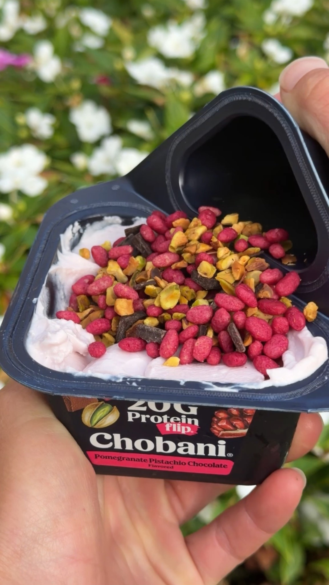 I think I have one of these @chobani Flip yogurts from @Target target !! 20g of protein and zero added sugar #ad #targetpartner