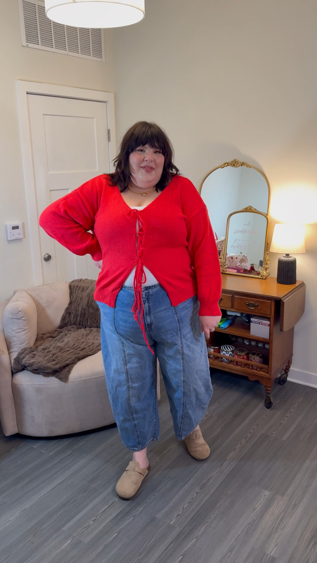 This plus size casual Valentine’s Day outfit is the perfect answer to comfy and cute! I’m in a 22 in the jeans, 3x in the sweater, 3x in the bodysuit  

#LTKSaleAlert #LTKPlusSize #LTKWatchNow