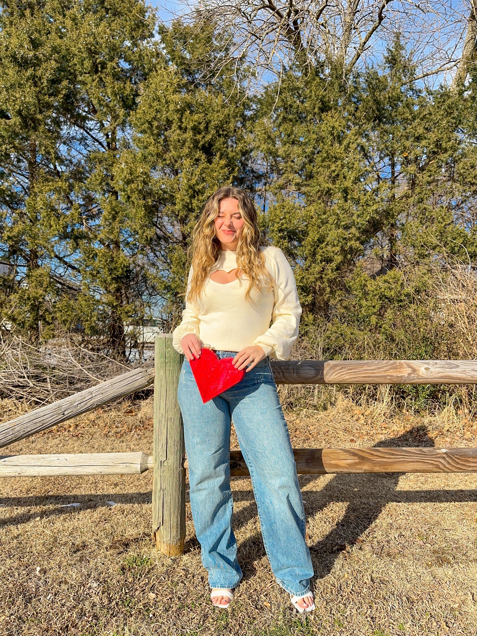 Lulus Valentine’s Day outfit 