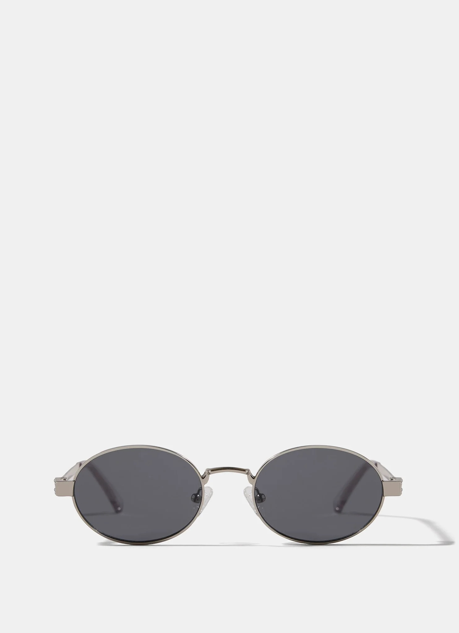 Le Specs Poseidon Deux Silver Tone Metal Sunglasses | Mint Velvet