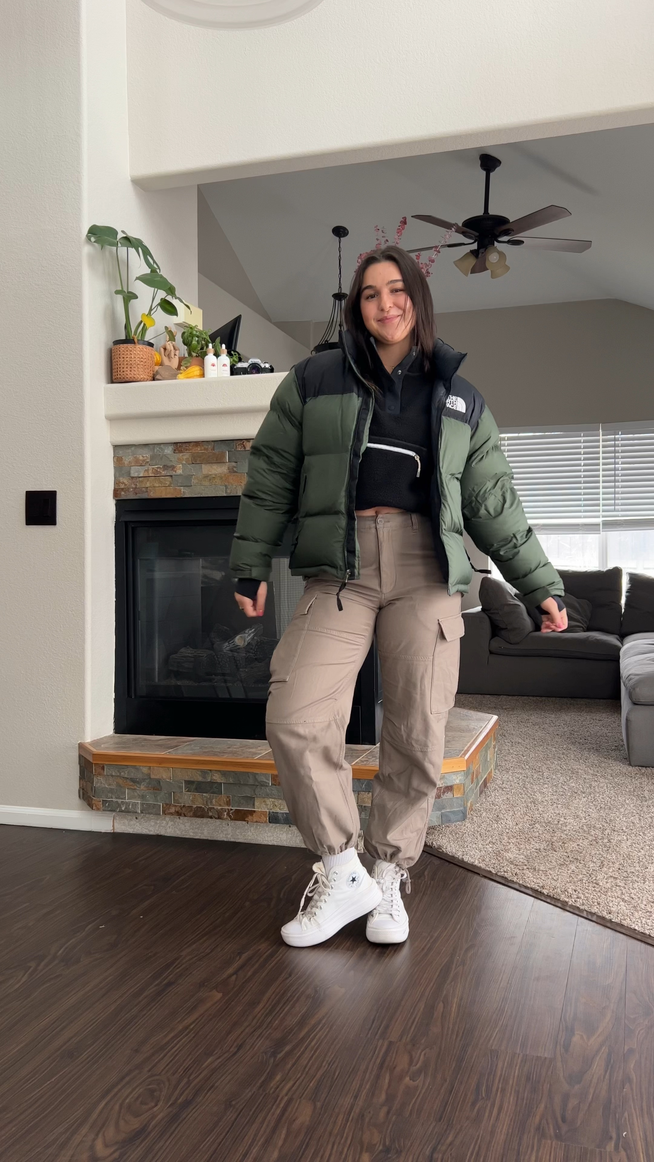 pants are aritzia TNA supply cargo - similar ones linked! 

#LTKsalealert #LTKHoliday #LTKSeasonal