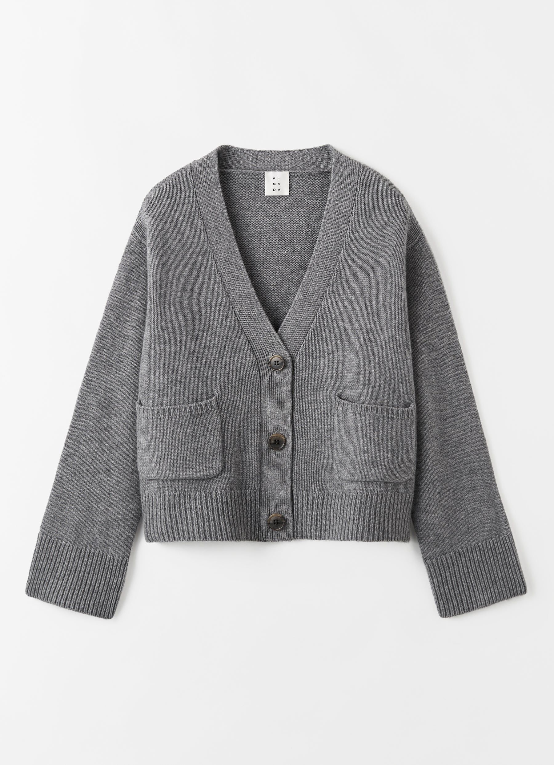 Beja Cardigan, grey | Almada Label