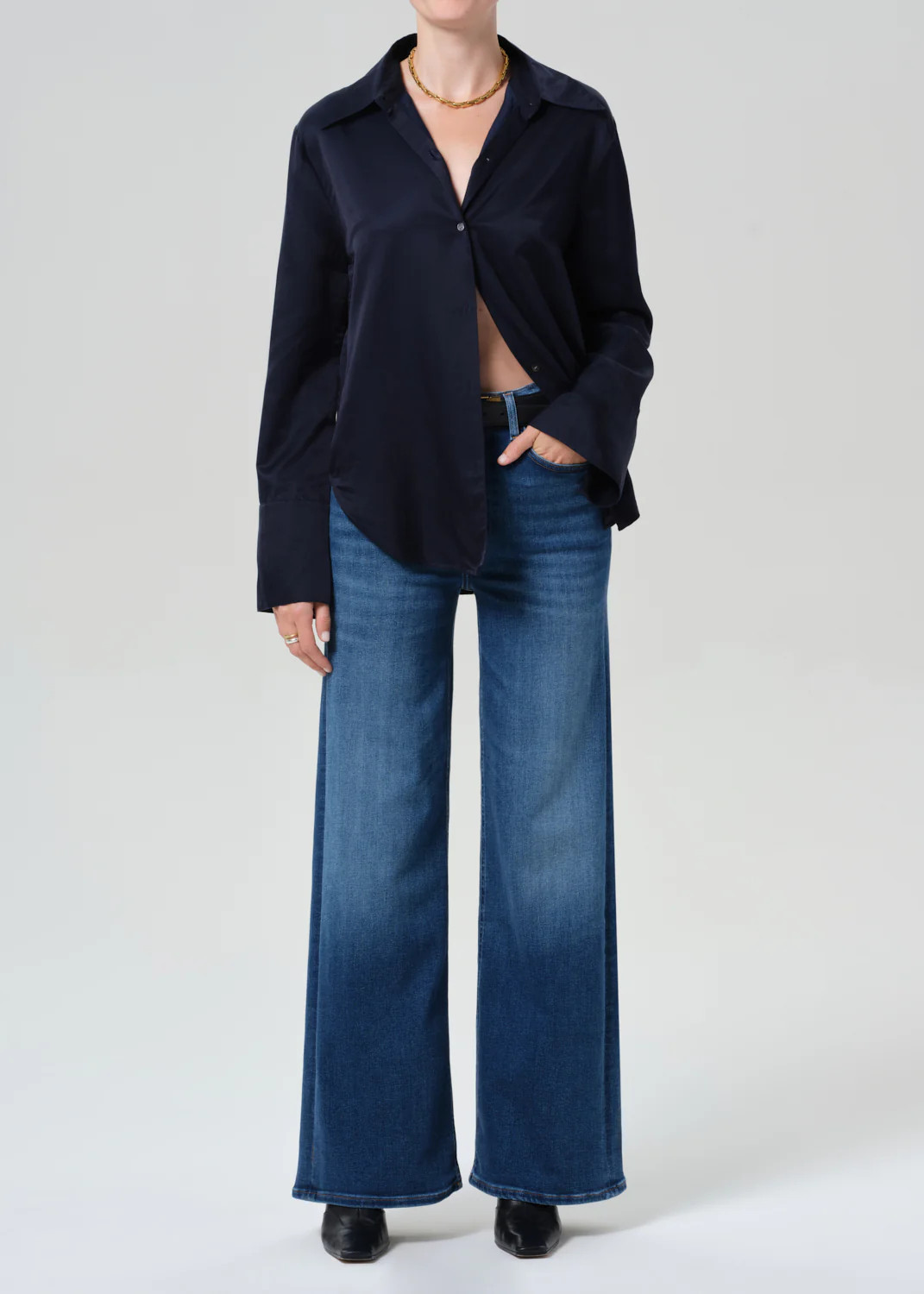 Lyra Long Wide Leg in Ambry | Citizens of Humanity