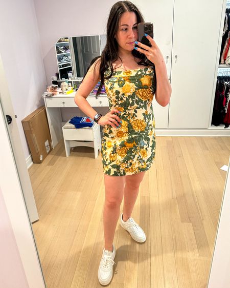 Love this cute mini dress from Abercrombie. This pattern is sold out but they have a lot of other cute ones. Perfect for vacation, date night, brunch, or a shower.  Even an outdoor wedding. 

#LTKWedding #LTKTravel #LTKFindsUnder100