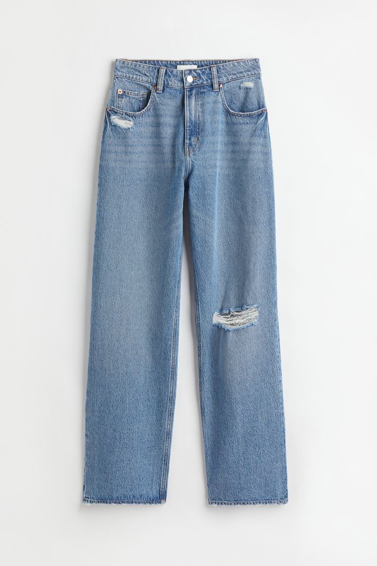 Loose Straight High Jeans | H&M (US + CA)