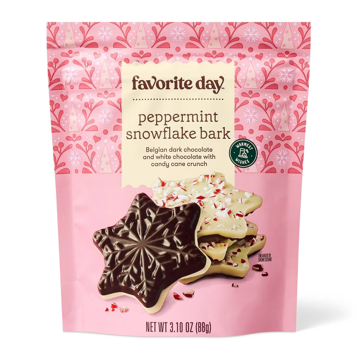 Christmas Peppermint Snowflake Bark - 3.1oz - Favorite Day™ | Target