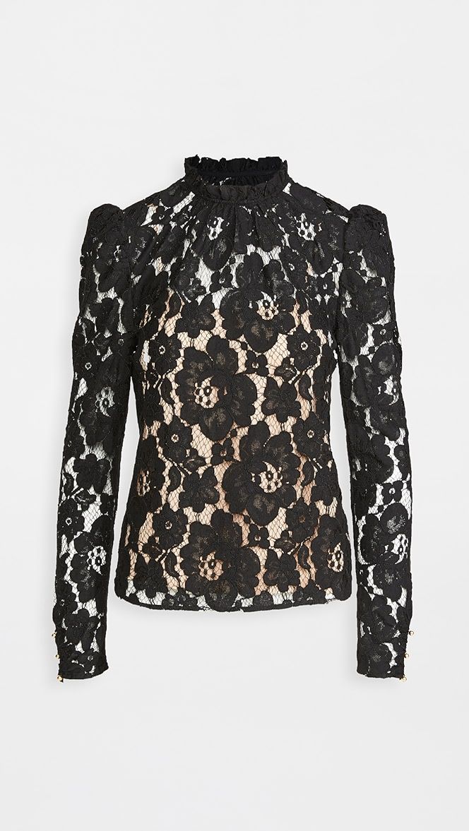 WAYF
                
            

    Emma Puff Sleeve Lace Top | Shopbop