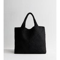 Black Woven Tote Bag New Look | New Look (UK)