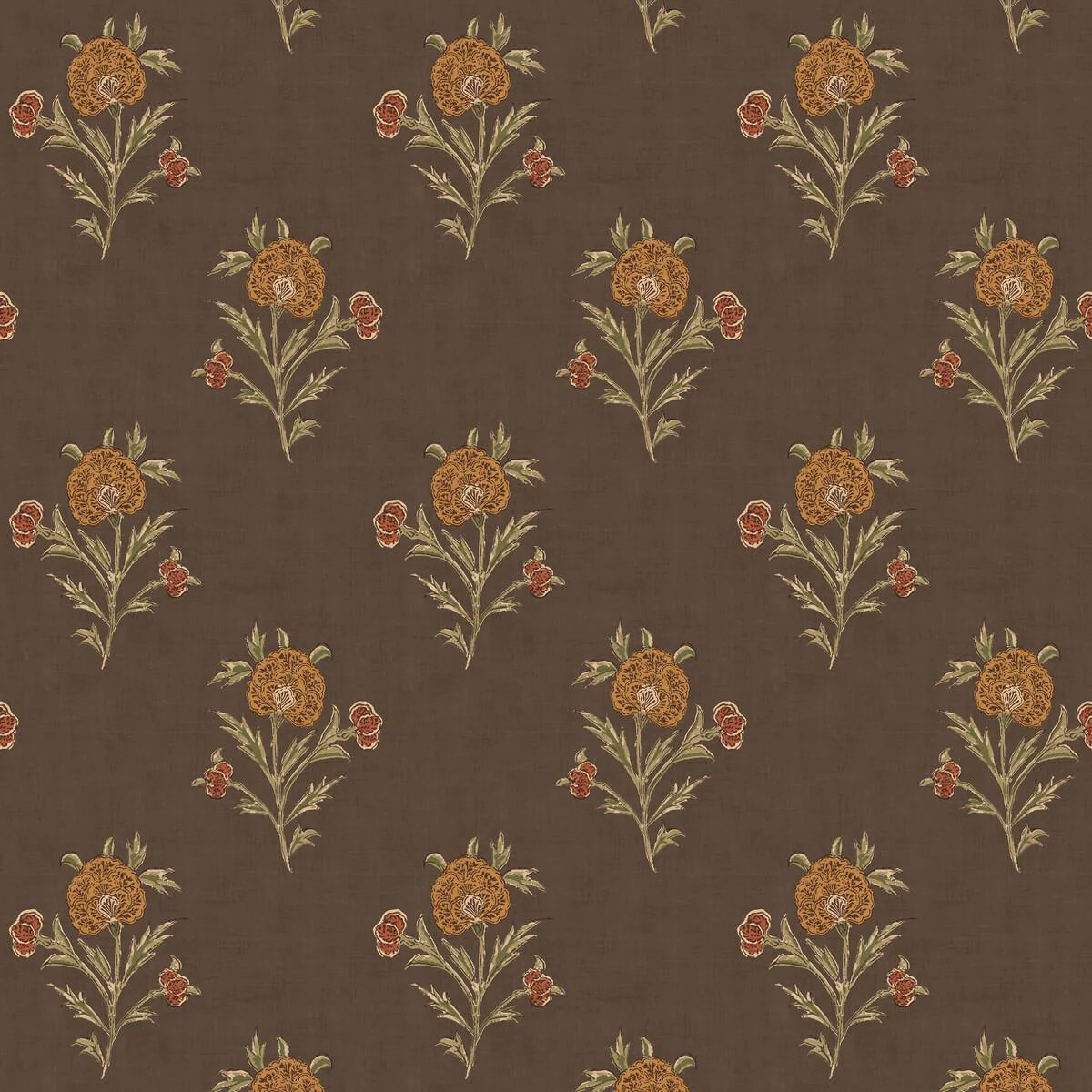 Mulberry Somerton Espresso Wallpaper | DecoratorsBest