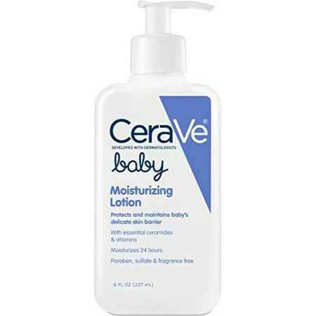 cerave baby lotion | 8 ounce | gentle baby skin care with hyaluronic acid | paraben and fragrance fr | Walmart (US)
