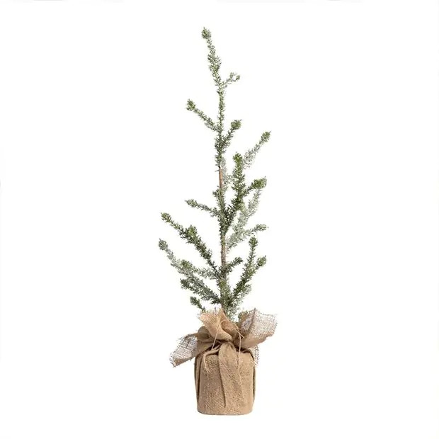Decorative Iced Alpine Tree | Antique Farm House