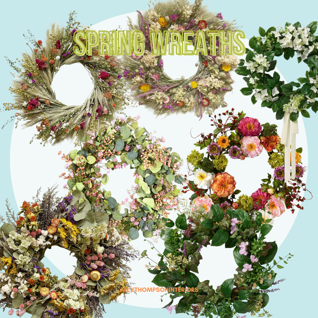 Spring Wreaths | Floral Wreaths | Dried Floral Wreaths | Spring Decor | Front Door Decor | Front Porch Decor | Wreath | Bright Floral Wreath | Spring Stems | Faux Stems | Vase Fillers | Faux Flower Spring Stems 

 #LTKSeasonal #LTKHome #LTKFindsUnder100