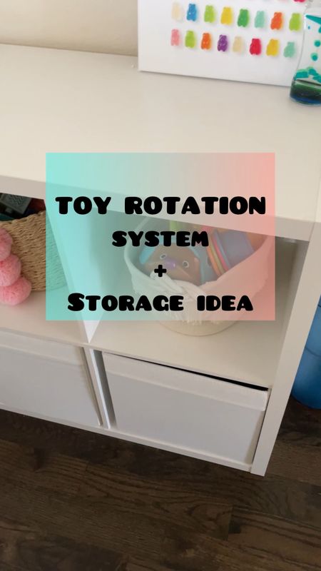 Let the spring cleaning/organization begin! 
Toy Rotation/Toy Storage Idea 

#LTKfamily #LTKkids #LTKhome