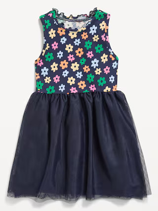 Sleeveless Fit and Flare Tutu Dress for Toddler Girls | Old Navy (US)