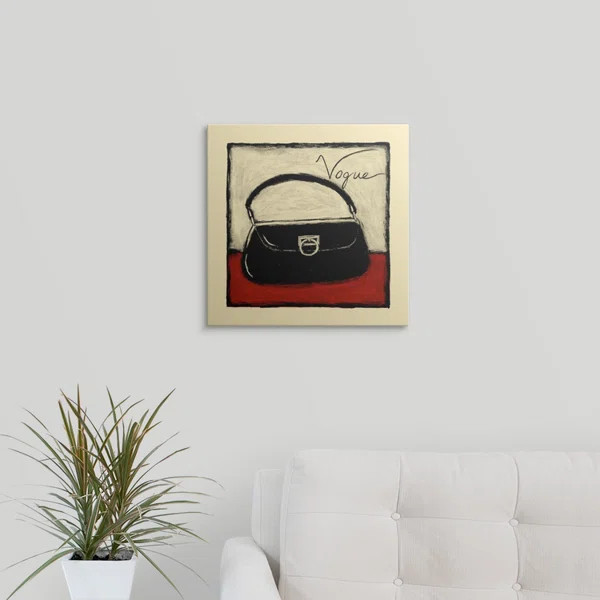 Alaa Vogue On Red Painting | Wayfair North America