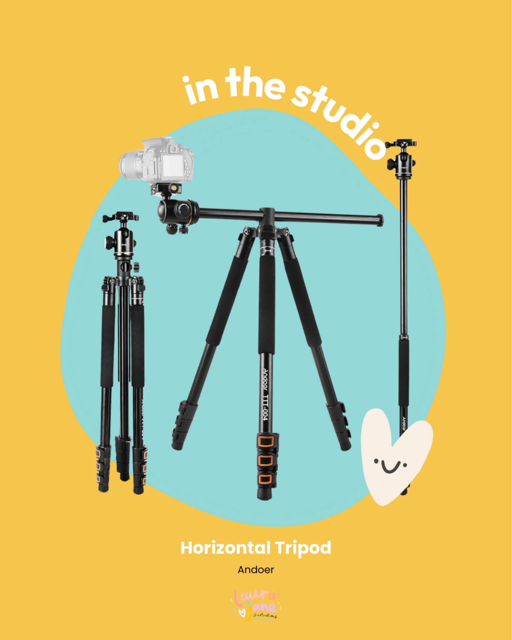 The Andoer Multiway Tripod has been my go-to for hosting live Procreate workshops. Sturdy, versatile, and ready to capture every creative moment! 📸✨ #WorkshopEssentials #ProcreateMagic #TripodLove

#LTKworkwear #LTKeurope