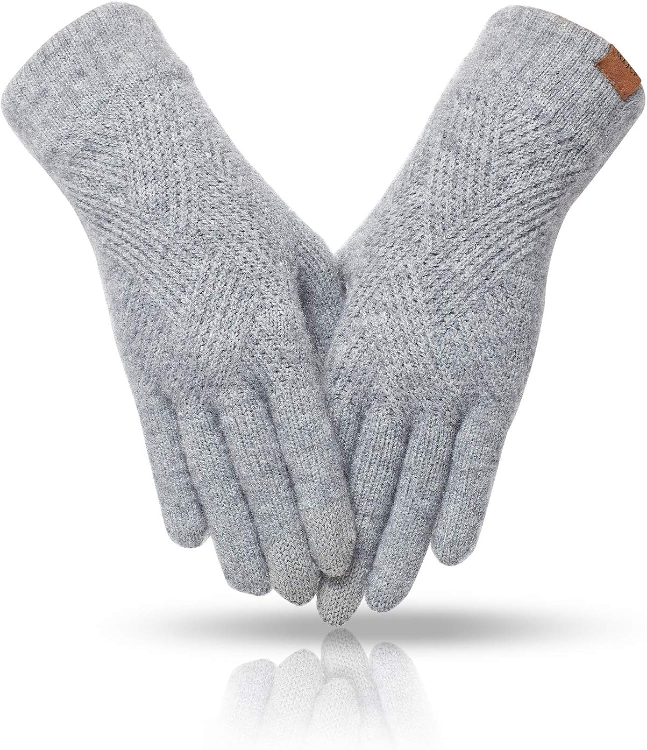 MAJCF Winter Gloves for Women Cold Weather,Touch Screen Gloves Dual-layer Elastic Thermal Warm Gl... | Amazon (US)