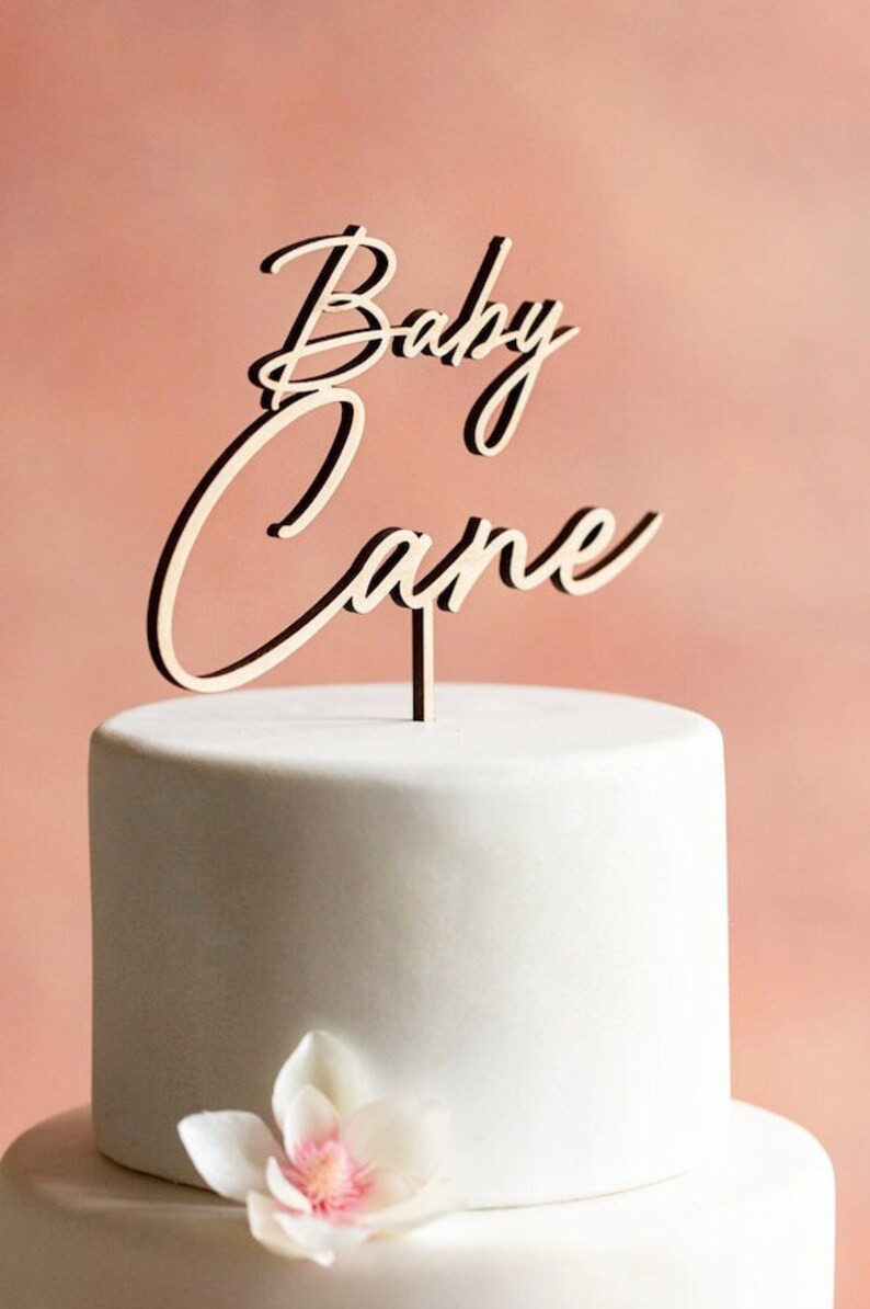 Baby Shower Cake Topper, Custom Cake Topper, Baby Name Cake Topper, Personalized Name Cake Topper... | Etsy (US)