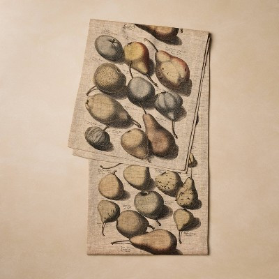 14"x90" Pears Chambray Table Runner - John Derian for Target | Target