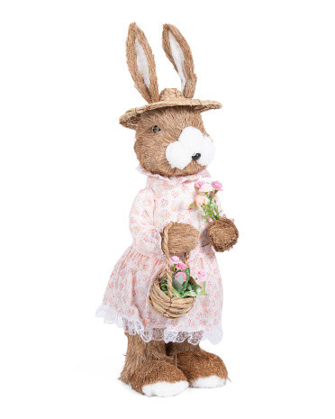 3ft Standing Bunny With Basket | TJ Maxx