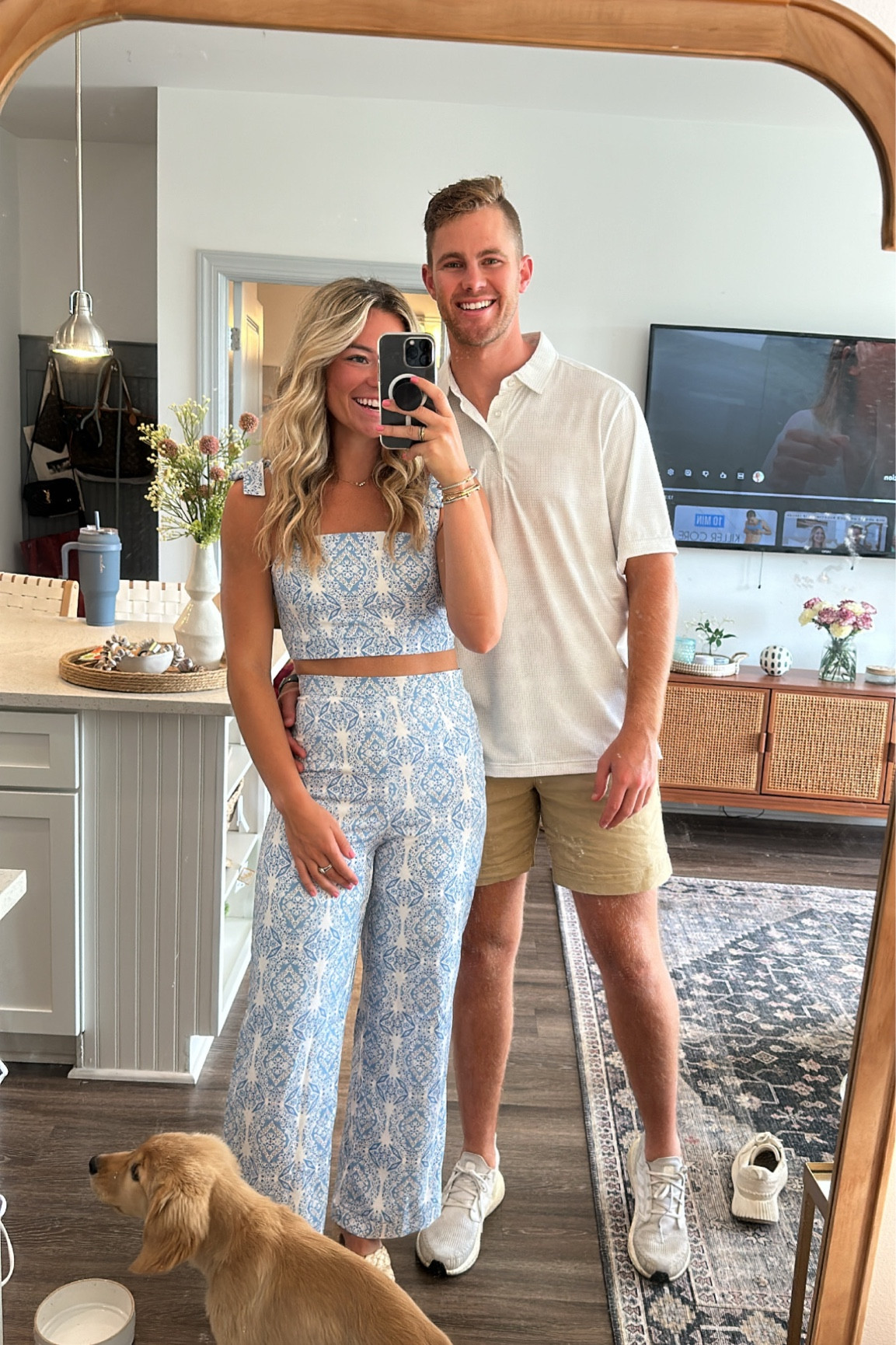 Date night outfit! Dinner outfit! Blue and white 2 piece!! Summer outfit! 

#LTKFind #LTKU #LTKstyletip