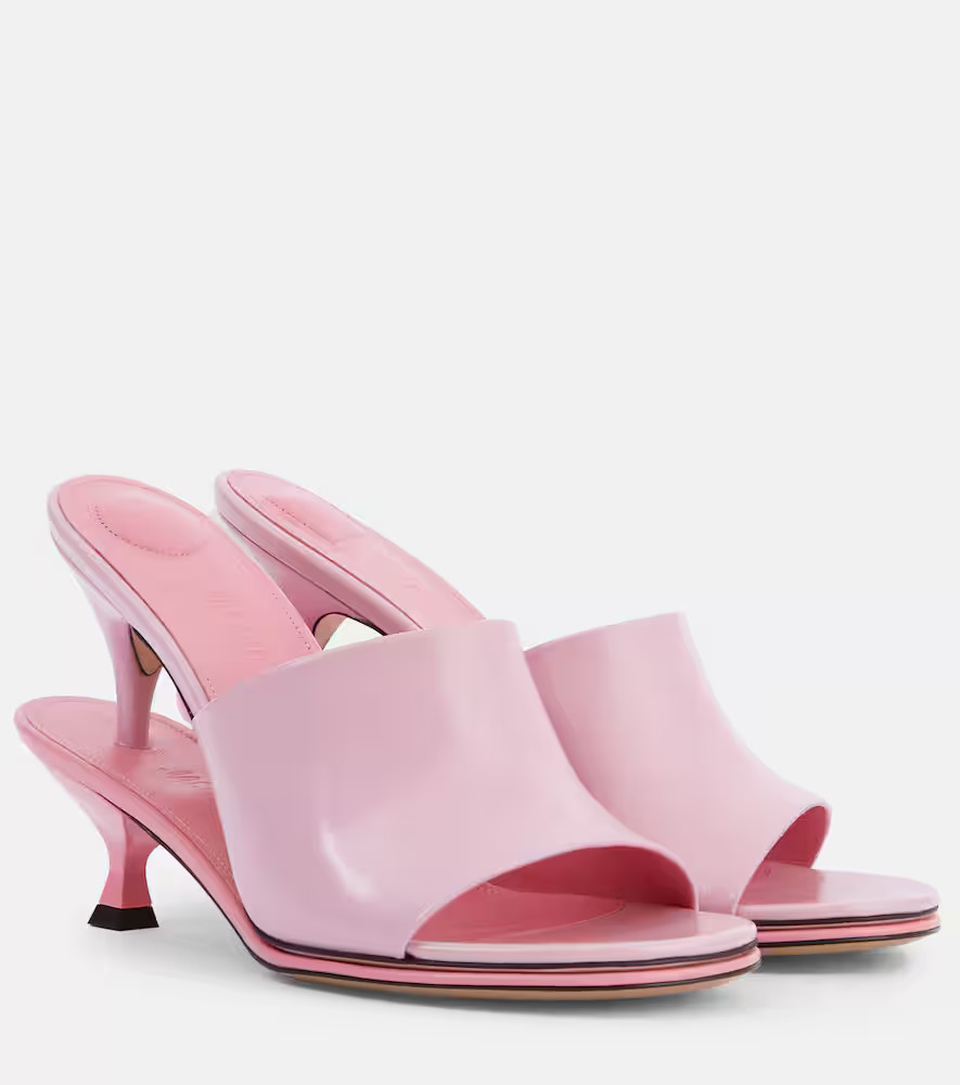 Jacquemus Doubles leather mules | Mytheresa (US/CA)