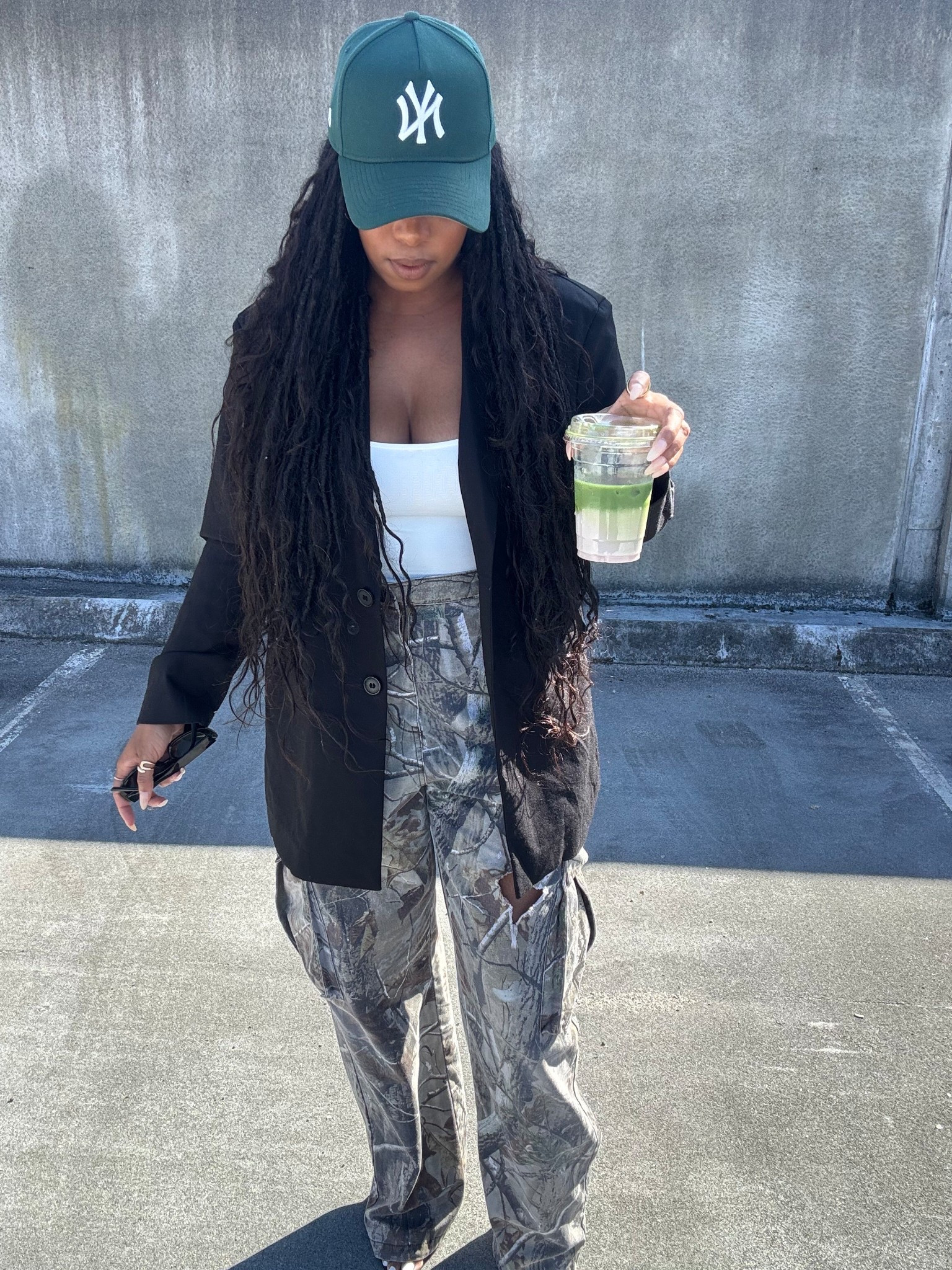 Camo pants were thrifted but linked some that are similar. 

fall fashion, camo pants 
