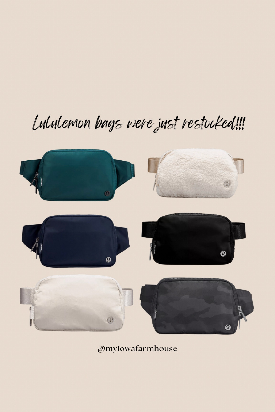 Just restocked! Lululemon bags!!

#LTKGiftGuide #LTKunder50 #LTKstyletip