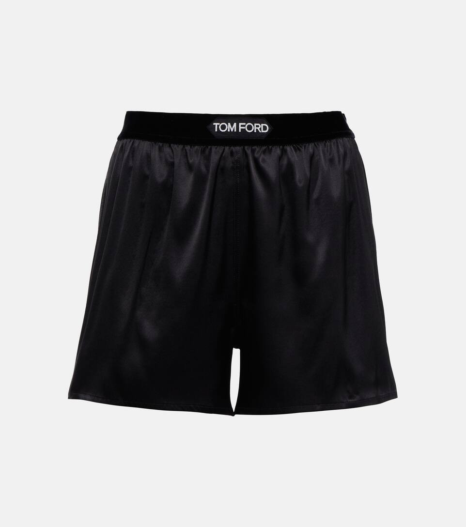 Silk satin shorts | Mytheresa (US/CA)