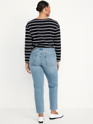 High-Waisted OG Straight Ankle Jeans | Old Navy (US)