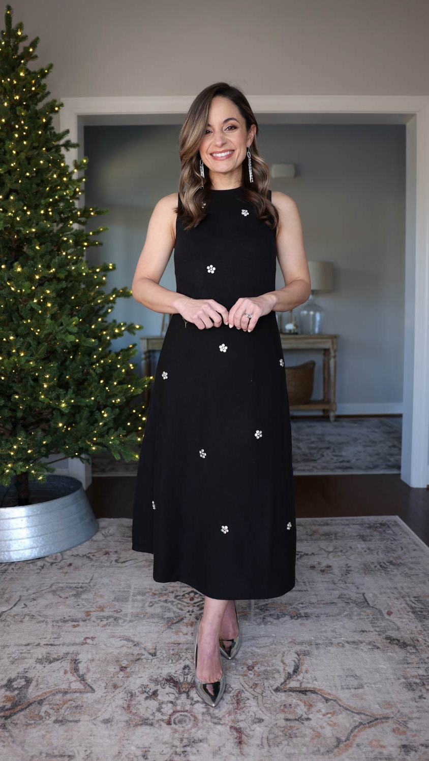 Petite-friendly (and budget-friendly) holiday outfit finds from Walmart. 

Winter white, crystal embellishments, and sweaters you can dress up and down. I’m so impressed with these Walmart finds. 


Black dress: xs 

(Holiday outfits, Walmart finds, petite fashion) 


#LTKHoliday #LTKPetite