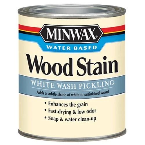 618604444 White Wash Pickling Stain, quart..., By Minwax Ship from US | Walmart (US)