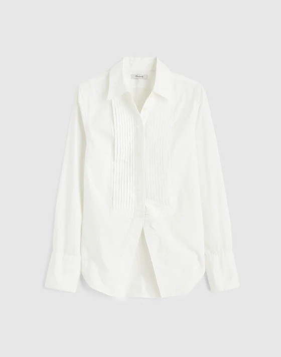 Cutaway Tuxedo Shirt in Poplin | Madewell