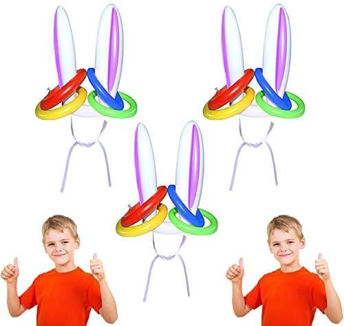 ALINILA Easter Rabbit Ear Ring Toss Game, Ring Toss Party Games,Toys Gift for Kid, Indoor and Out... | Amazon (US)