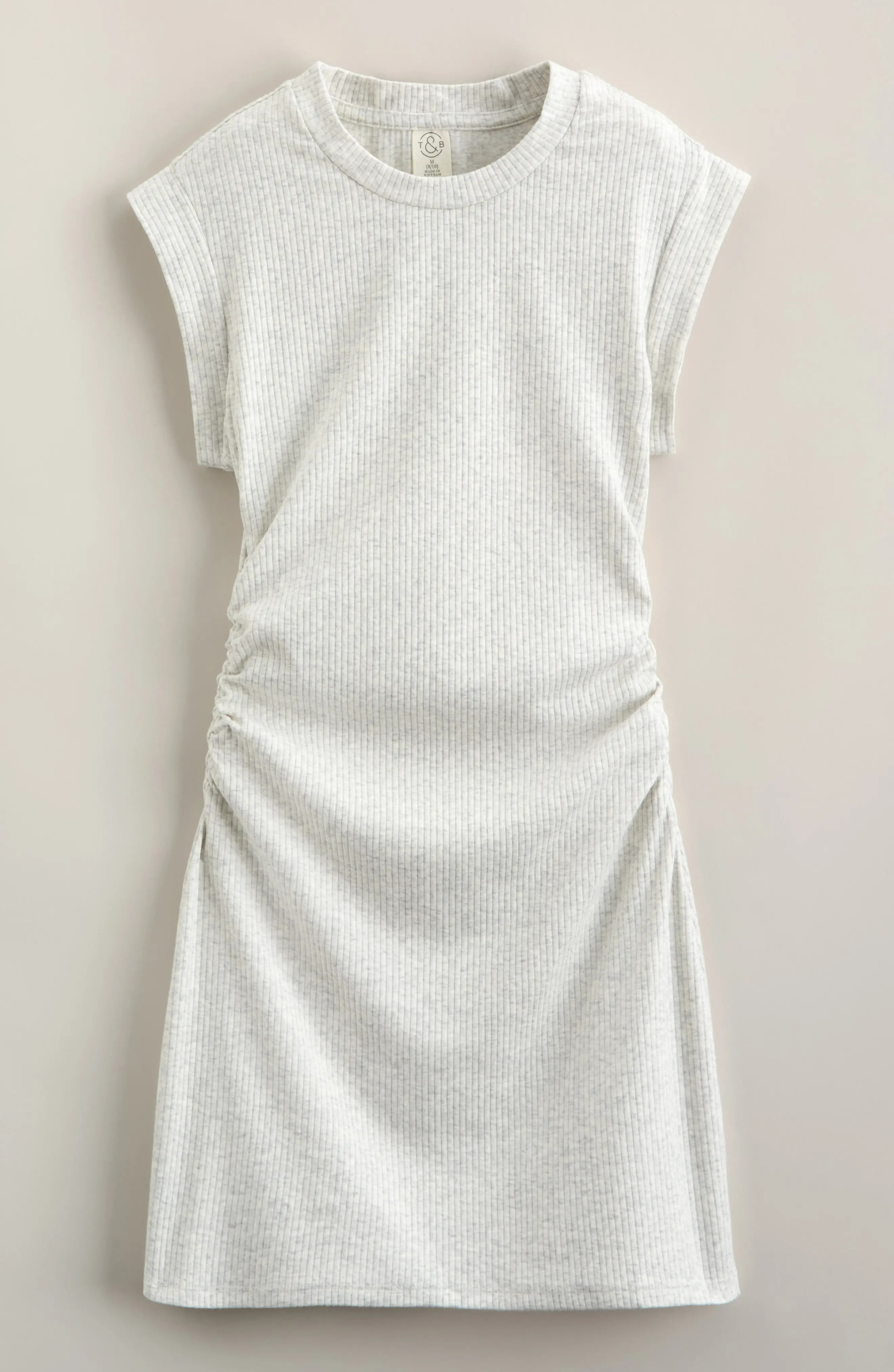 Kids' Shirred Rib T-Shirt Dress (Women) | Nordstrom | Nordstrom