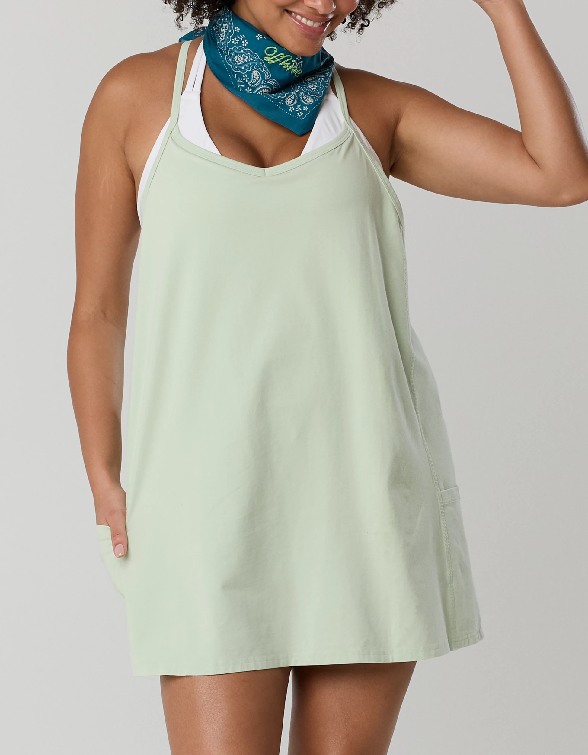 OFFLINE By Aerie OG Cotton Racerback Mini Dress | American Eagle Outfitters (US & CA)