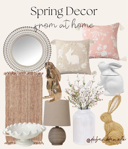 Spring decor for excellent prices at the At Home store! 

Spring decor, clearance, sale alert, home decor, Easter decor, bunny, throw pillows, jute rug, Deb and Danelle 

#LTKsalealert #LTKhome #LTKFind