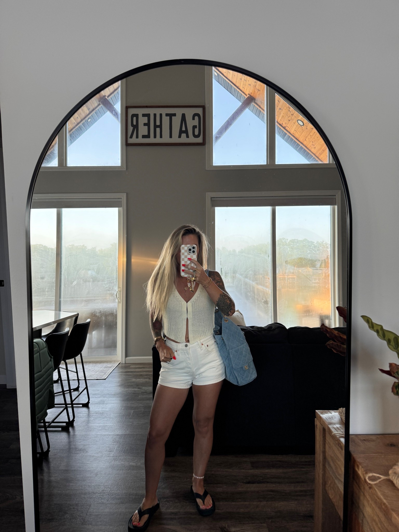 Wearing size small in top & 25 in denim shorts

25 Large Bag
Option #10 premium quality 40cm

Shoes run tts - option 1 premium 

#LTKShoeCrush #LTKItBag #LTKStyleTip