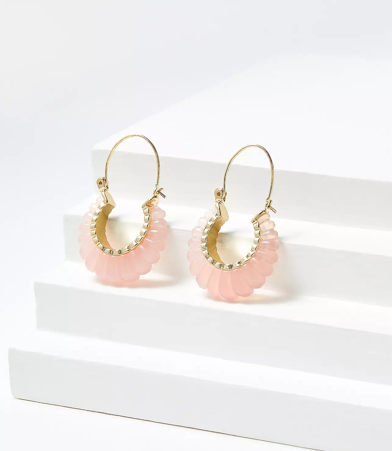 Glass Hoop Earrings | LOFT