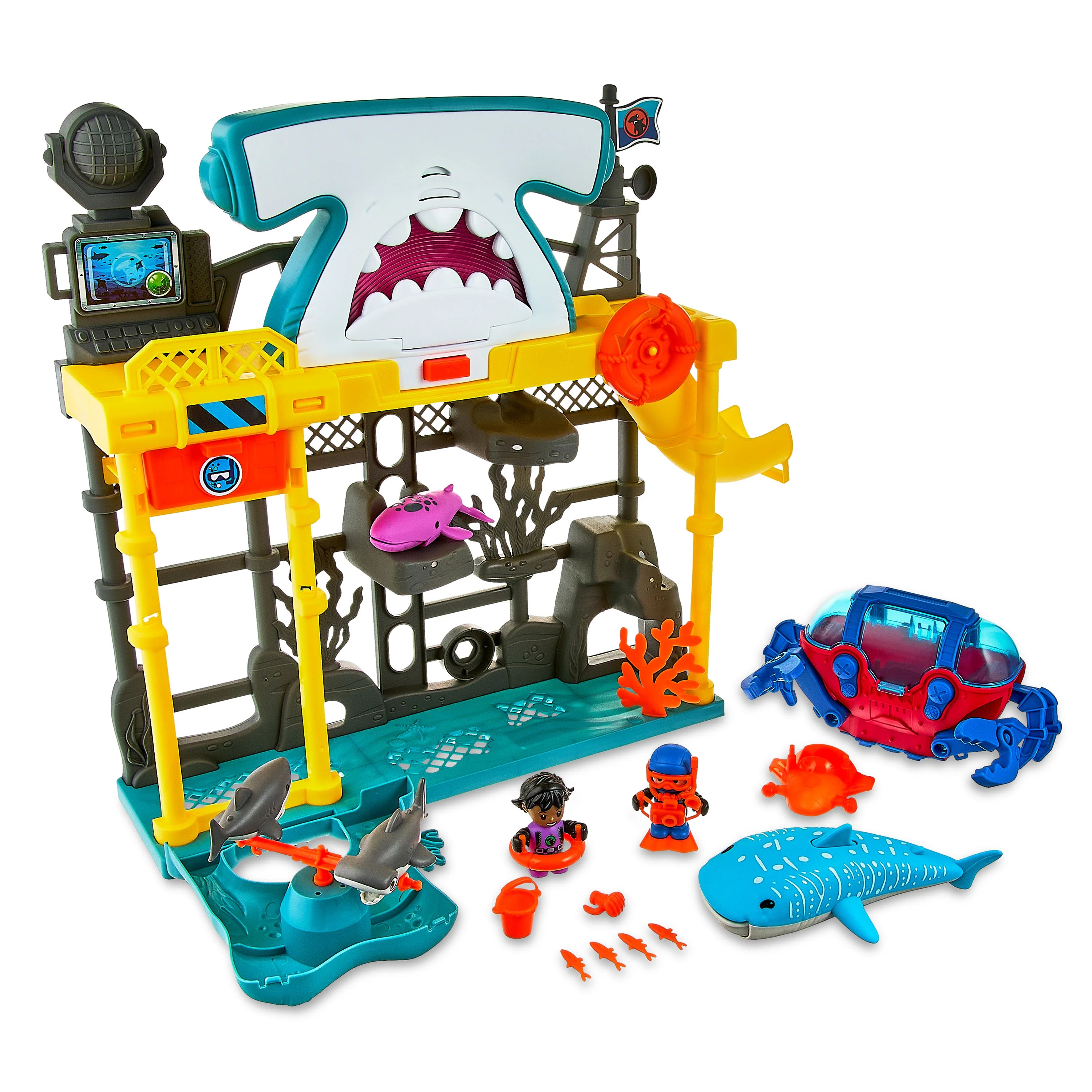 Kid Connection Ocean Adventure Playset with Light & Sound, 22 Pieces, Toddler Toys | Walmart (US)
